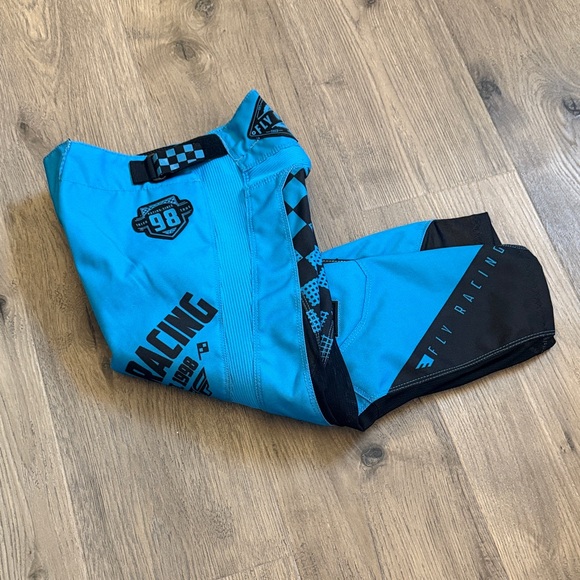 Fly Racing Kinetic Era Pants in Blue and Black - Picture 12 of 12